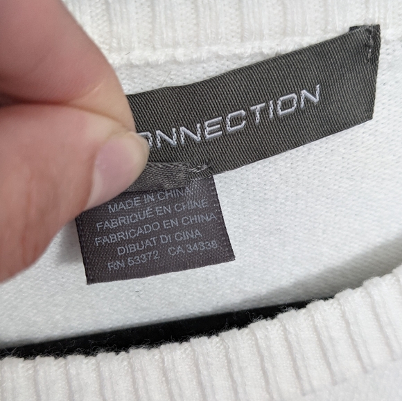 French Connection Colorblock Raglan Knit Sweater - Picture 10 of 11